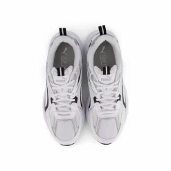 Puma Milenio Tech White- Black- Sil Vit Clearance