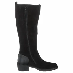 Fly London Mine031fly Oil Suede/rug Black Svart Discount