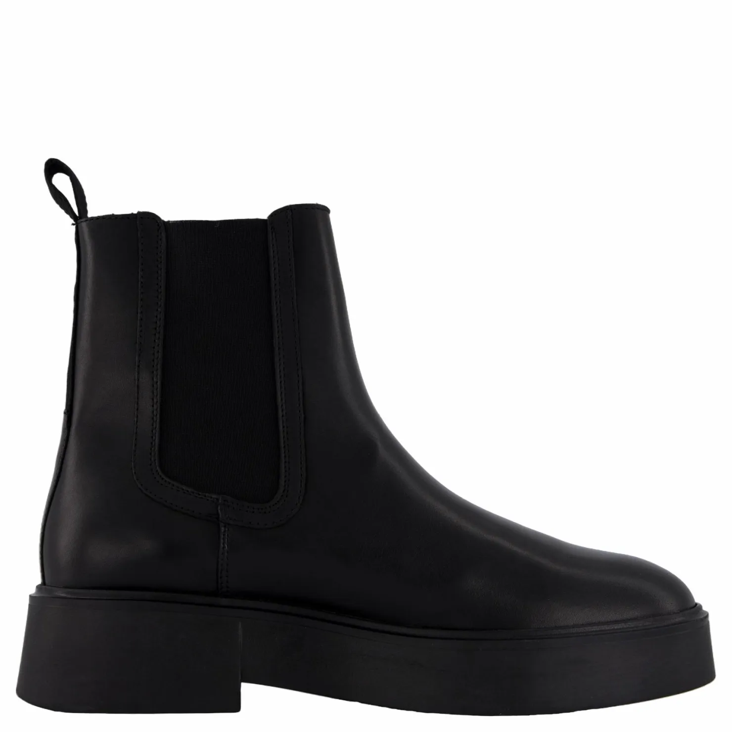 Tommy Hilfiger Minimal Leather Chelsea Logota Black Svart Hot
