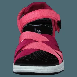 Clarks Mira Tide Bright Coral Rosa Clearance