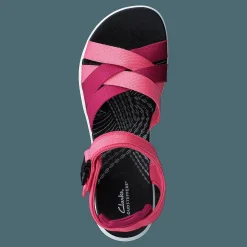 Clarks Mira Tide Bright Coral Rosa Clearance