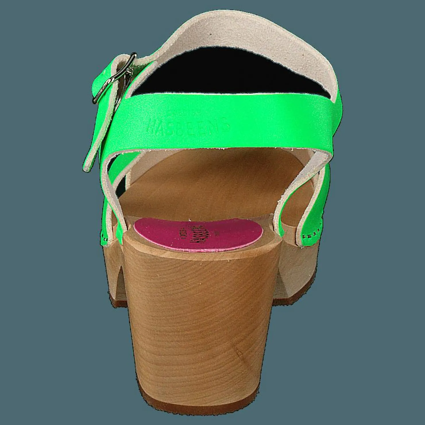 Swedish Hasbeens Mirja Neon Green Beige och Grön Sale