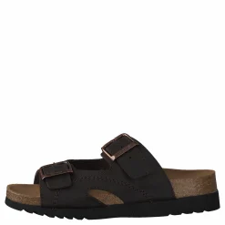 Scholl Moldava Wg Ad Oiled Leather Dk Brown/rose Gold Brun och Guld Outlet