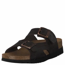 Scholl Moldava Wg Ad Oiled Leather Dk Brown/rose Gold Brun och Guld Outlet