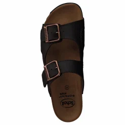 Scholl Moldava Wg Ad Oiled Leather Dk Brown/rose Gold Brun och Guld Outlet