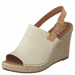 Toms Monica Natural Hemp/leather Beige New