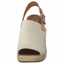 Toms Monica Natural Hemp/leather Beige New