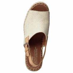 Toms Monica Natural Hemp/leather Beige New