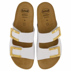 Scholl Monterey 2 Straps White Vit New