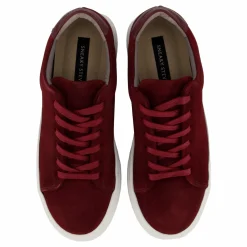 Sneaky Steve Moore W Suede Bordeaux Röd Clearance