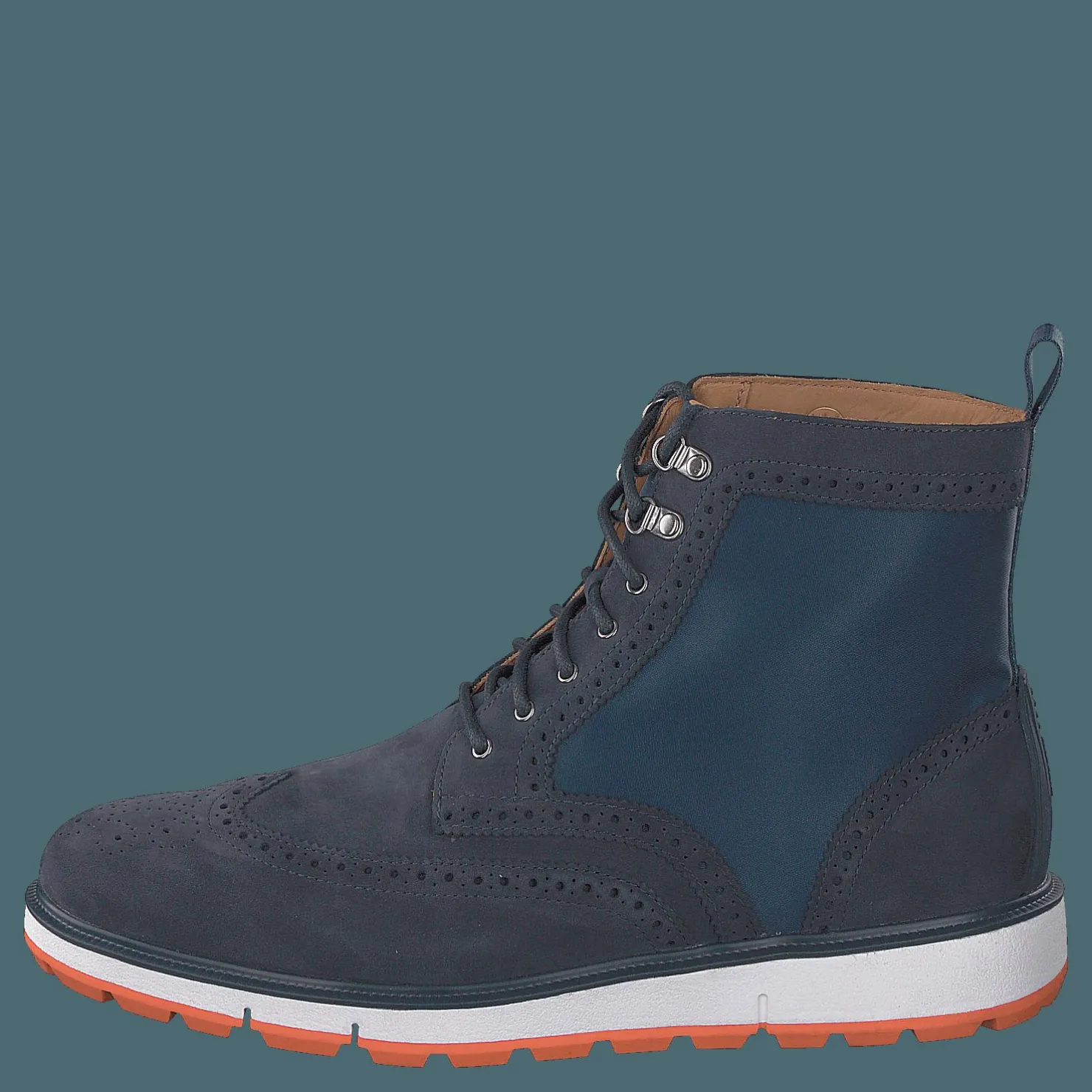 Swims Motion Wing Tip Boot Navy/orange Blå Best