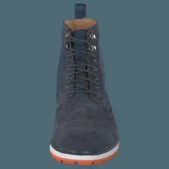 Swims Motion Wing Tip Boot Navy/orange Blå Best