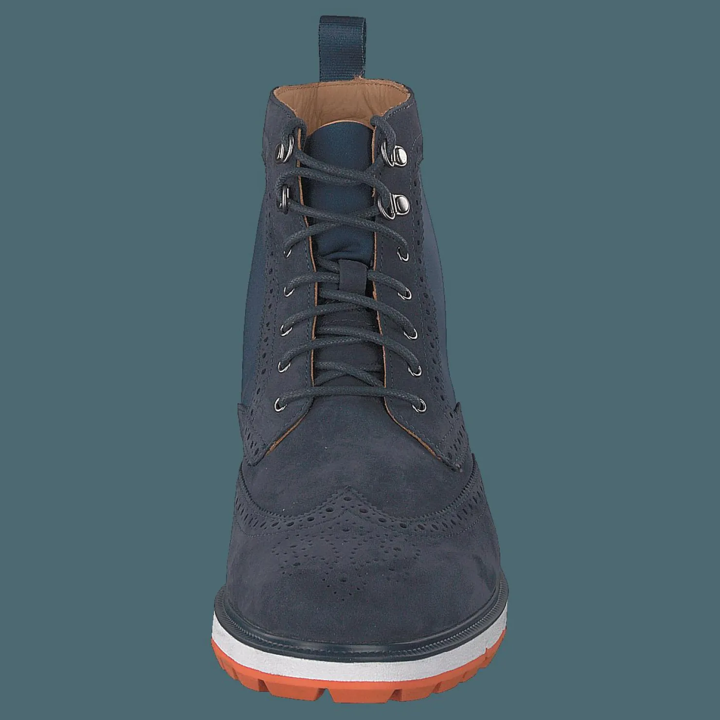 Swims Motion Wing Tip Boot Navy/orange Blå Best