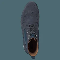 Swims Motion Wing Tip Boot Navy/orange Blå Best