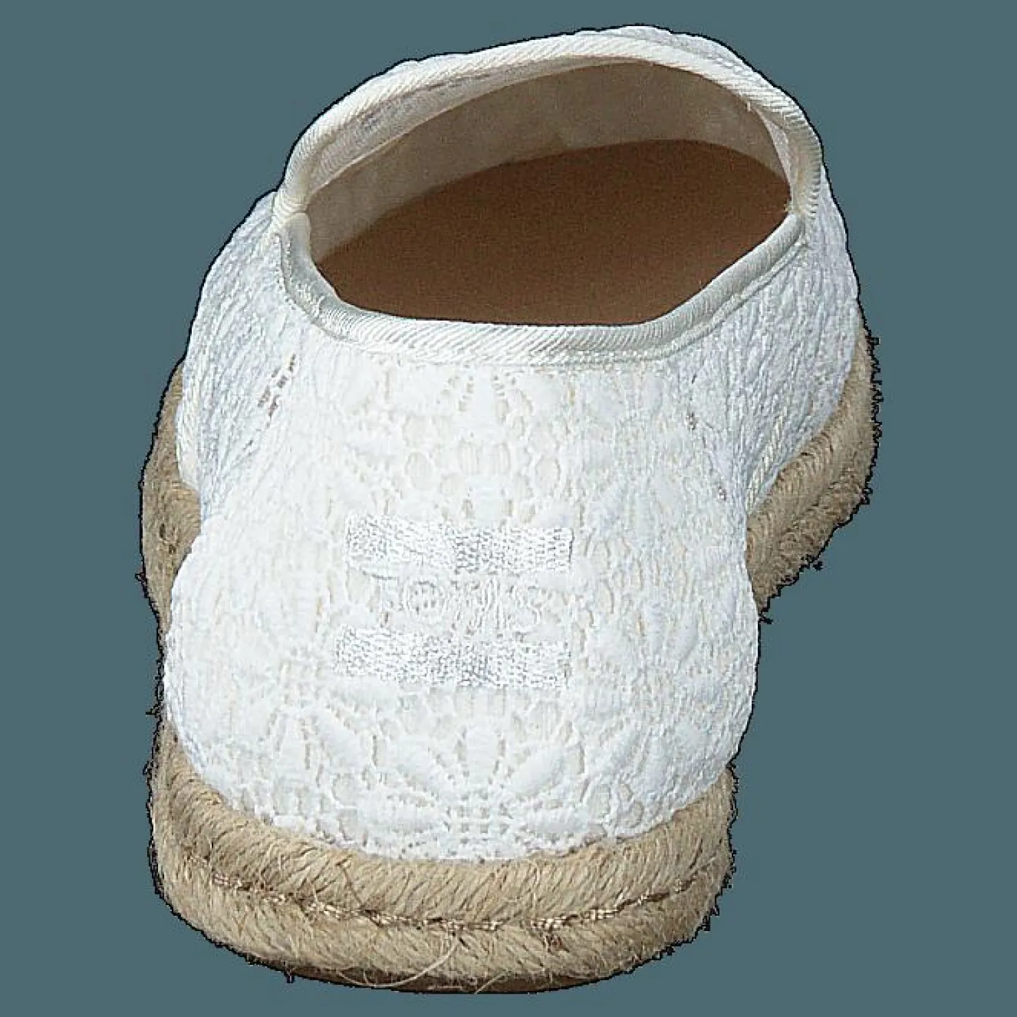 Toms Natural Floral Lace Wm Dalr Es Natural Grå, Beige och Vit