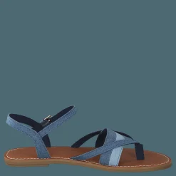 Toms Navy Denim Mix Wm Lexie Sand S Navy Blå Hot