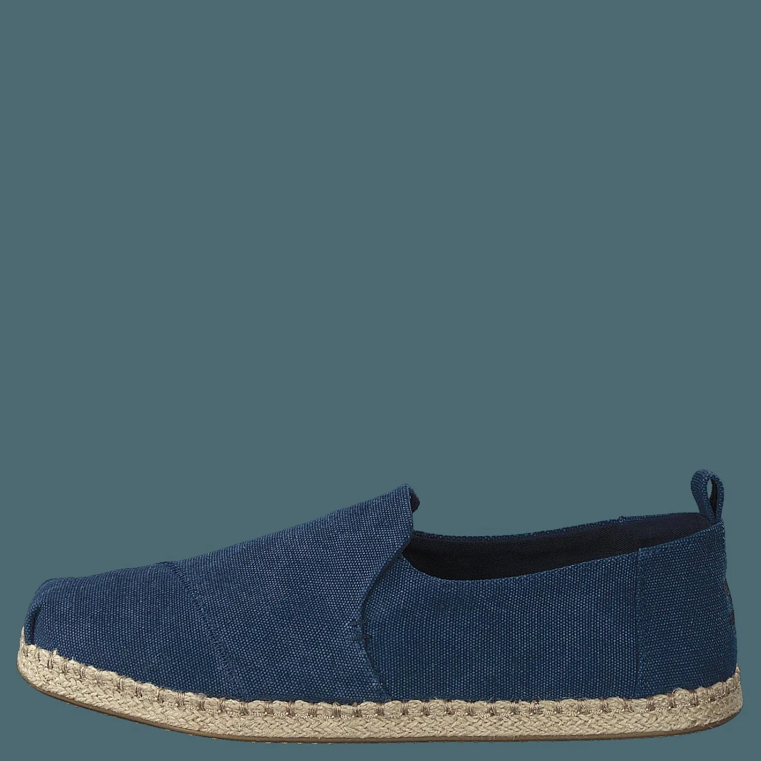 Toms Navy Washed Canvas Mn Dalr Esp Navy Turkos och Blå Best
