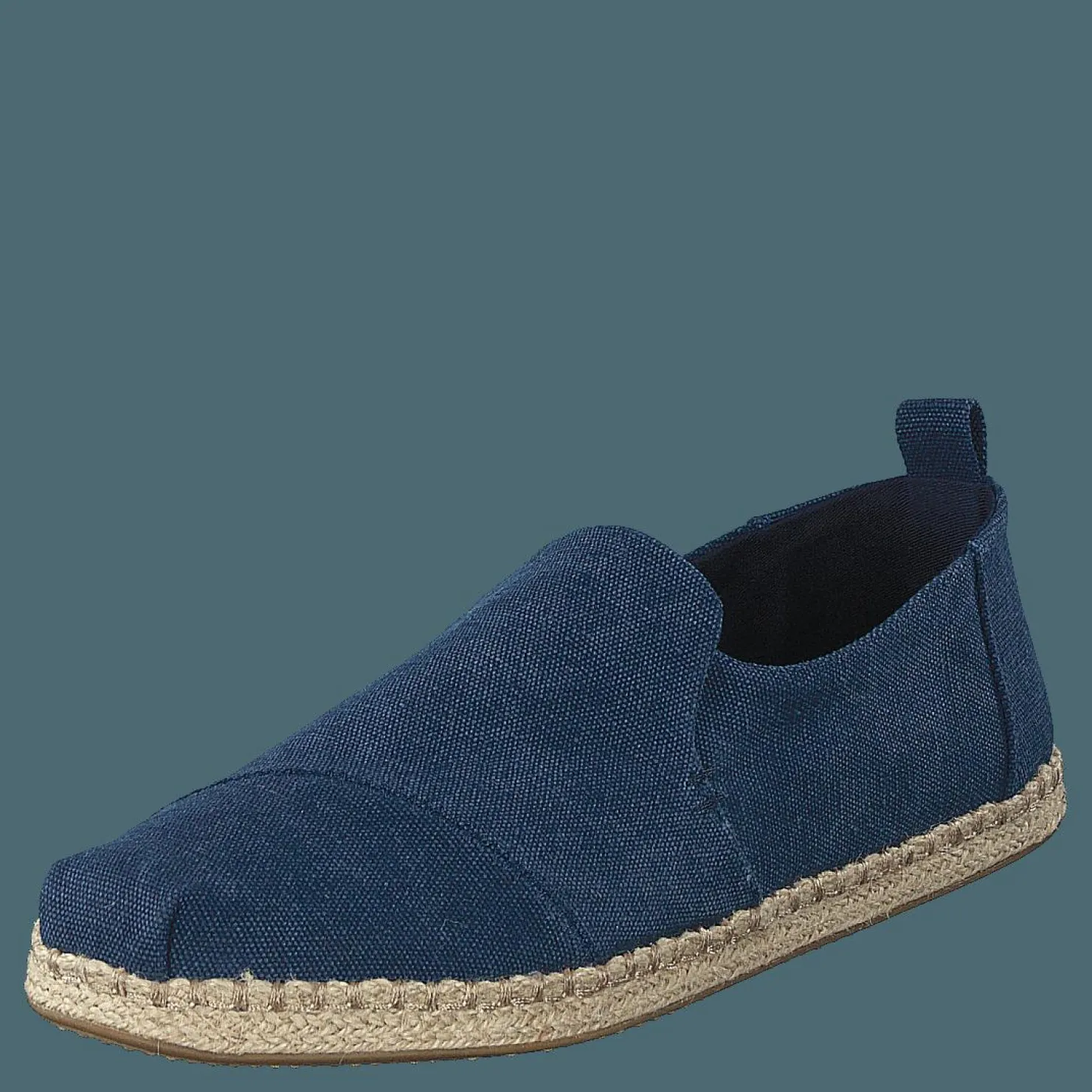 Toms Navy Washed Canvas Mn Dalr Esp Navy Turkos och Blå Best