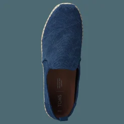Toms Navy Washed Canvas Mn Dalr Esp Navy Turkos och Blå Best