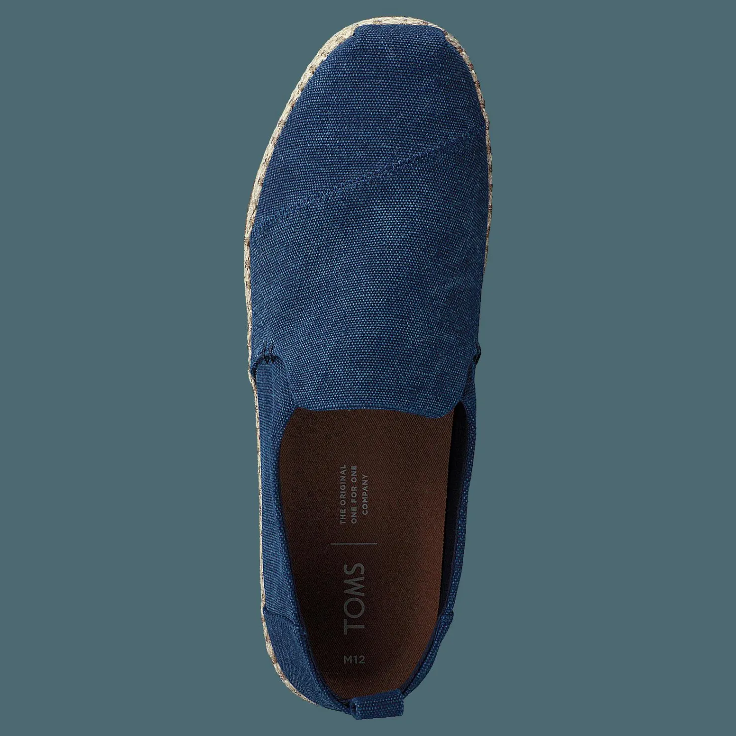 Toms Navy Washed Canvas Mn Dalr Esp Navy Turkos och Blå Best