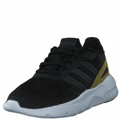 adidas Nebzed Cloudfoam Lifestyle Running Shoes Core Black / Core Black / Goldmt Svart Sale