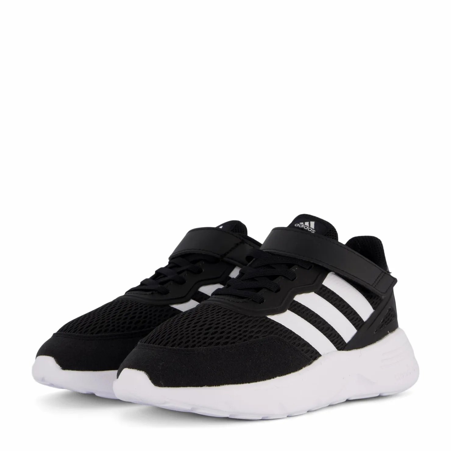 adidas Nebzed Elastic Lace Top Strap Shoes Core Black / Cloud White / Cloud White Svart Outlet