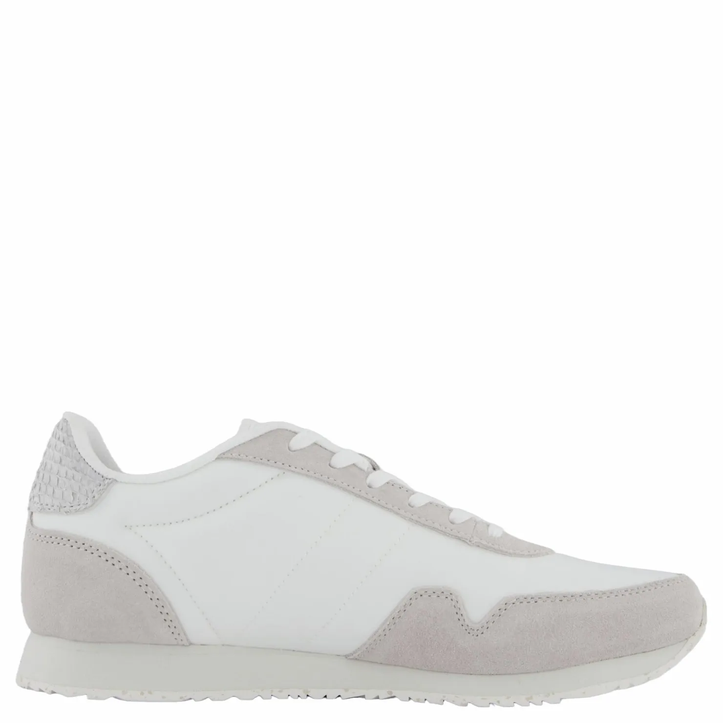 Woden Nora Iii Leather 511 Blanc De Blanc Grå
