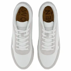 Woden Nora Iii Leather 511 Blanc De Blanc Grå