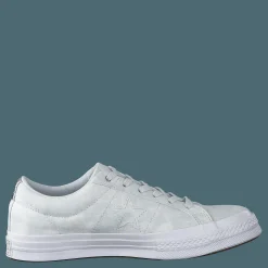 Converse One Star Pure Platinum/white Guld och Vit Clearance
