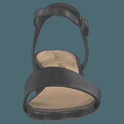 Clarks Orabella Iris Black Leather Grå Clearance