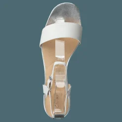 Clarks Orabella Iris White Combi Leather Grå Clearance
