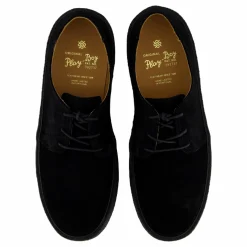 Playboy Footwear Org.12 Black Suede Svart Outlet