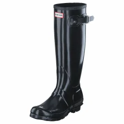Hunter Original Tall Gloss Black Svart Best