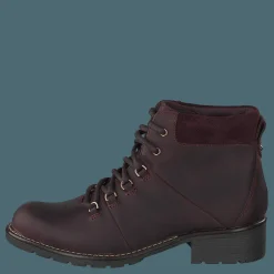 Clarks Orinoco Demi Burgundy Leather Brun