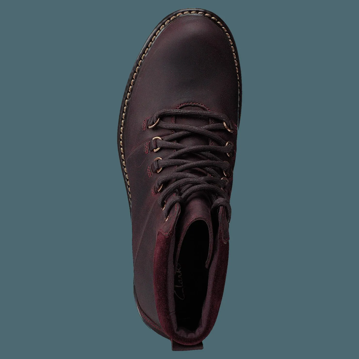 Clarks Orinoco Demi Burgundy Leather Brun