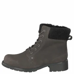 Clarks Orinoco Dusk Dark Grey Lea Grå Best