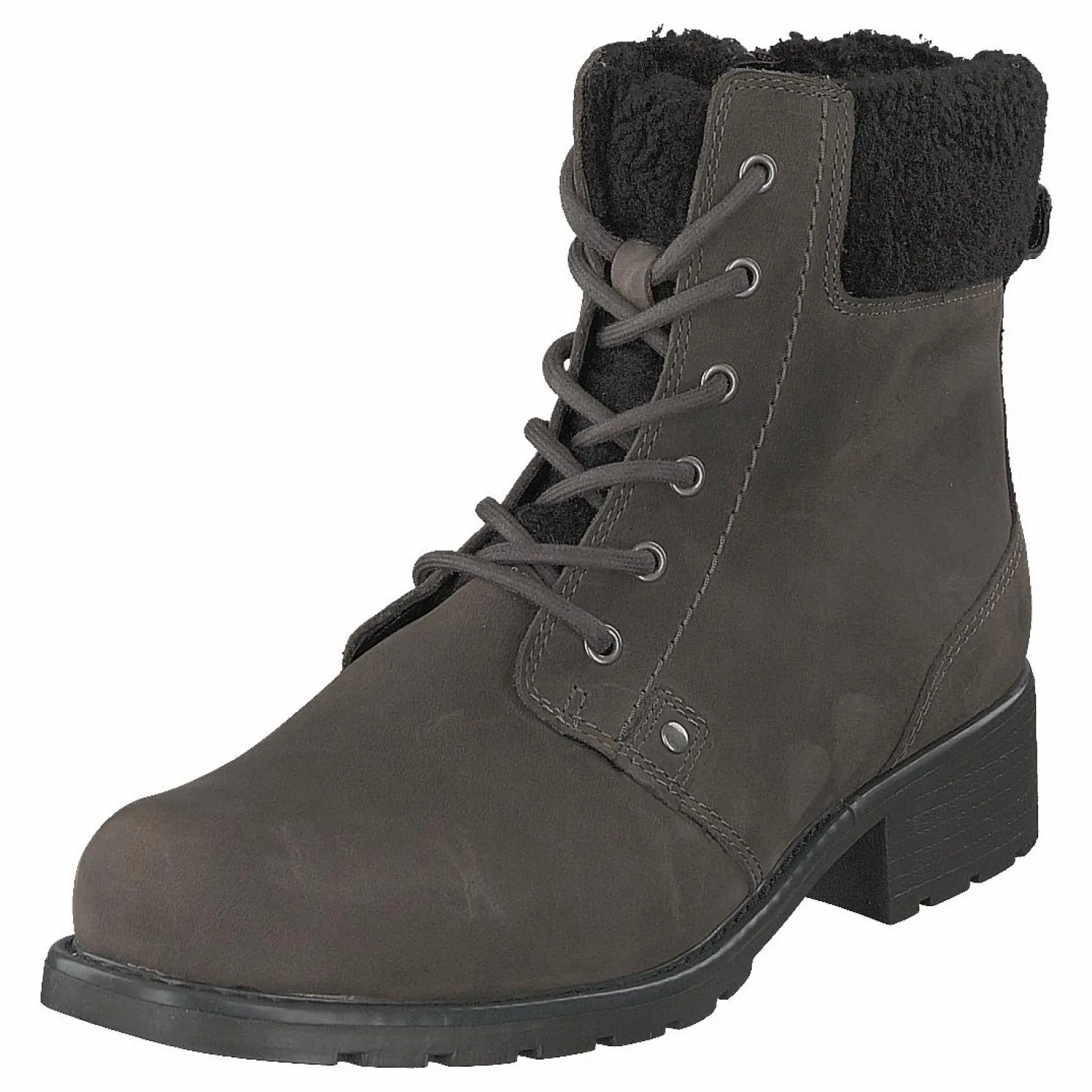 Clarks Orinoco Dusk Dark Grey Lea Grå Best