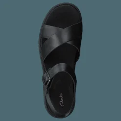 Clarks Orinoco Strap Black Leather Svart Outlet