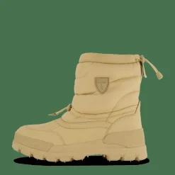 Polo Ralph Lauren Oslo Quilted Ripstop & Leather Boot Sand Dune Beige
