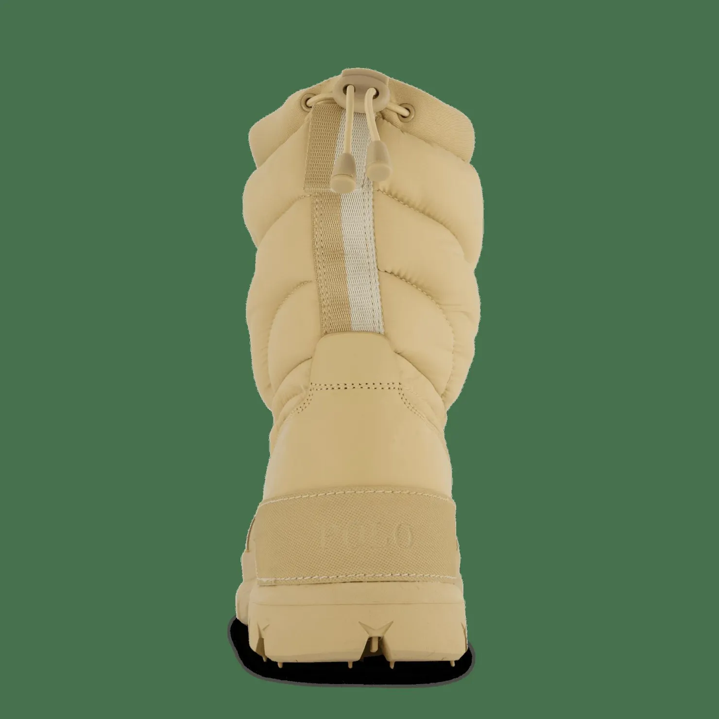 Polo Ralph Lauren Oslo Quilted Ripstop & Leather Boot Sand Dune Beige