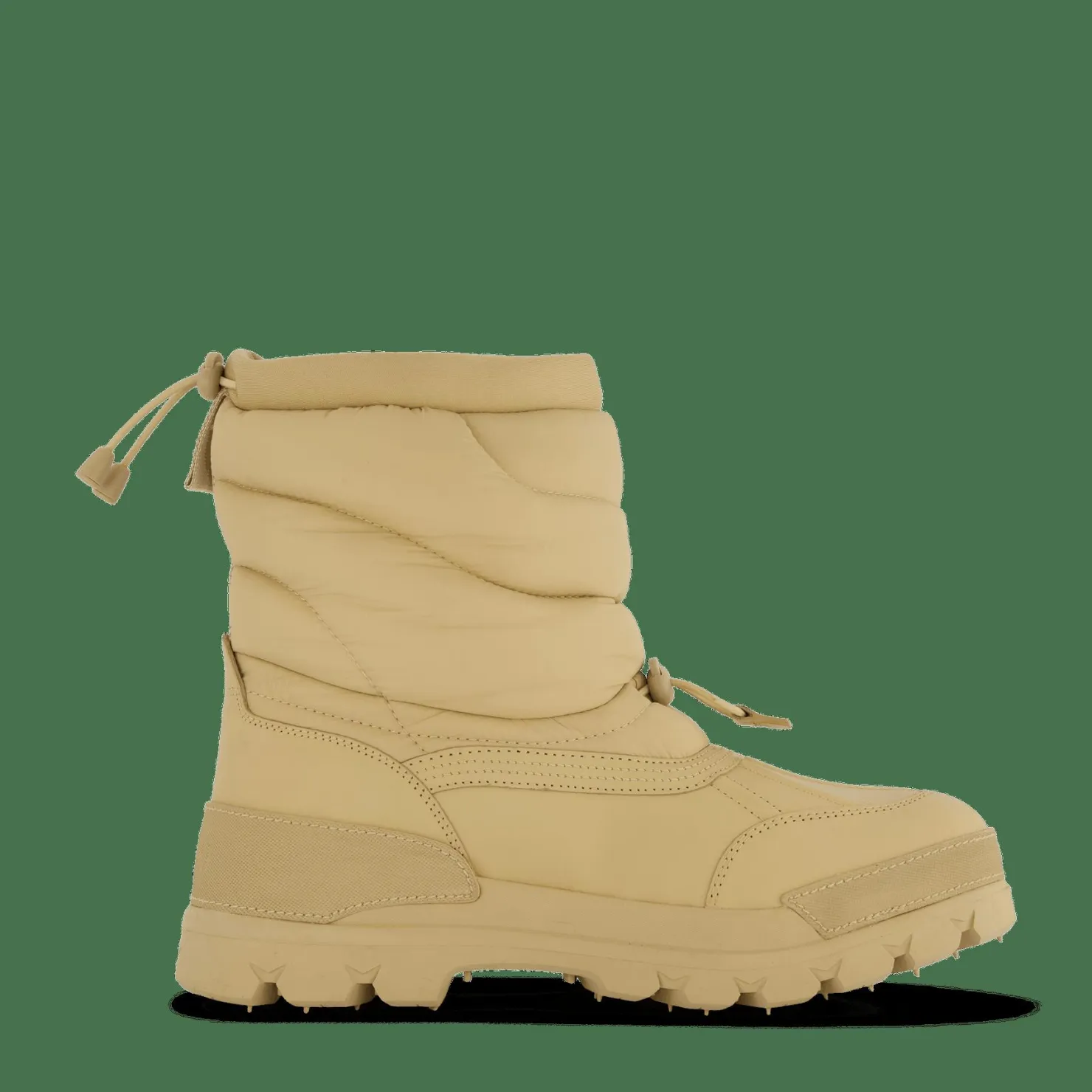 Polo Ralph Lauren Oslo Quilted Ripstop & Leather Boot Sand Dune Beige