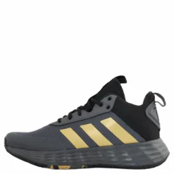 adidas Ownthegame 2.0 Shoes Grey Five / Matte Gold / Core Black Svart Discount
