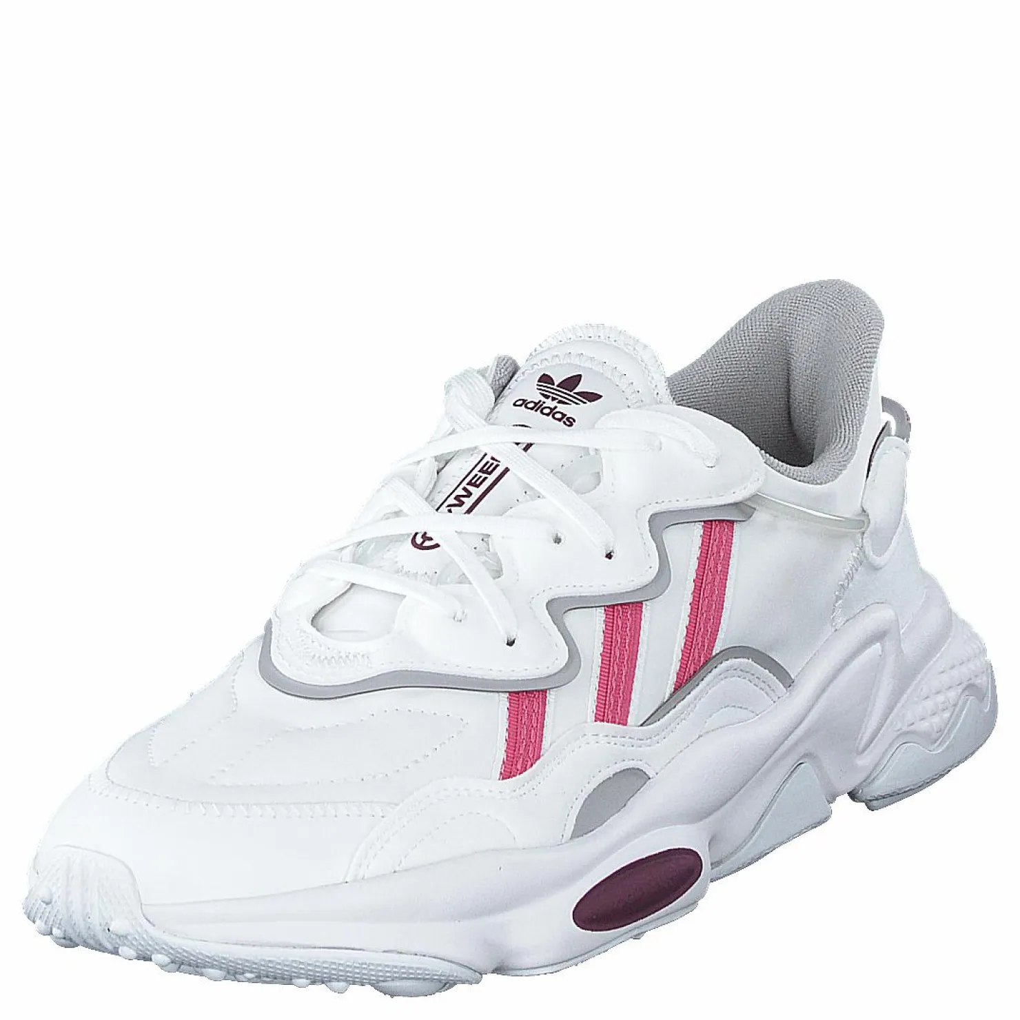 adidas Originals Ozweego W Cloud White / Rose Tone / Victory Crimson Vit Hot