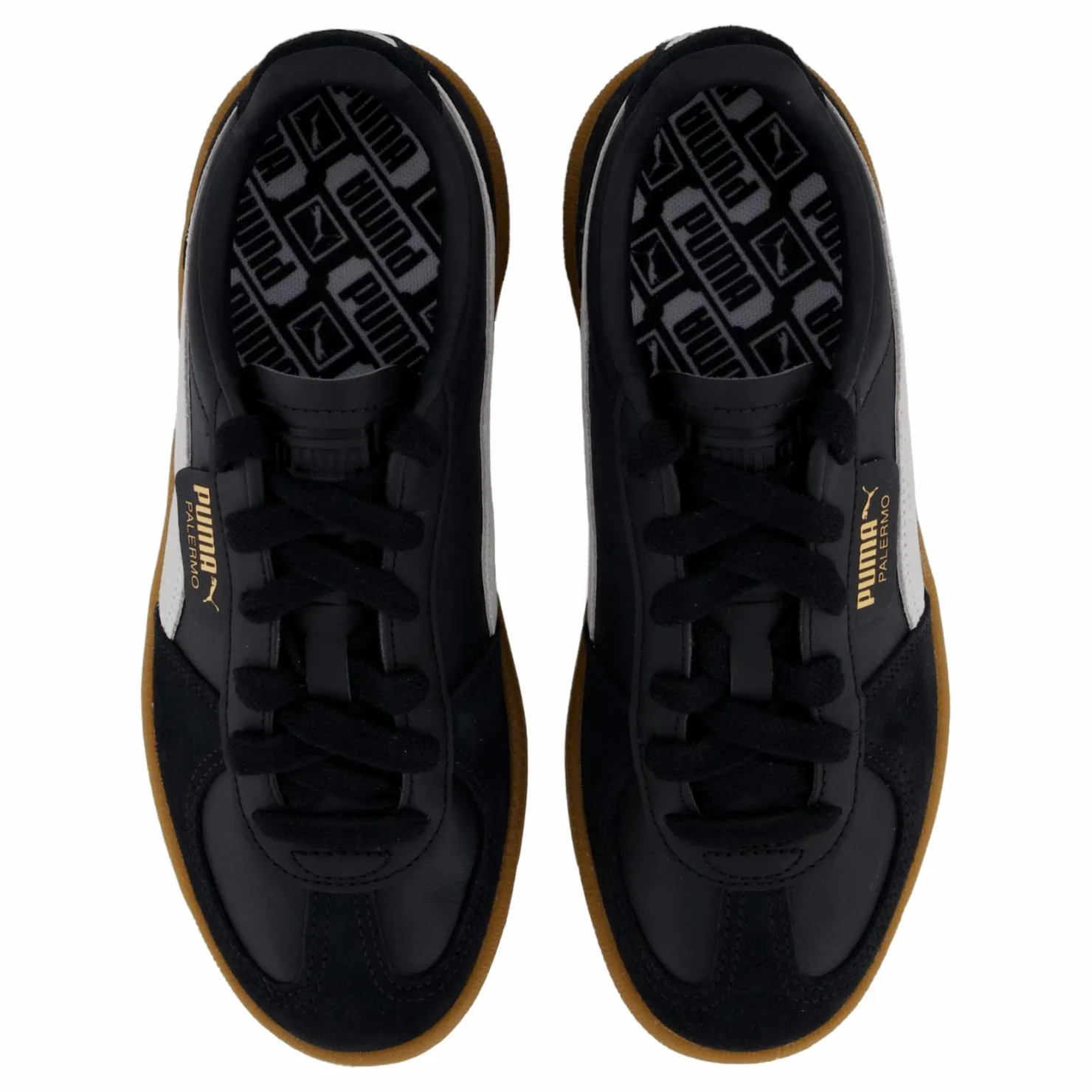 Puma Palermo Black-feather Gray-gum Svart Clearance