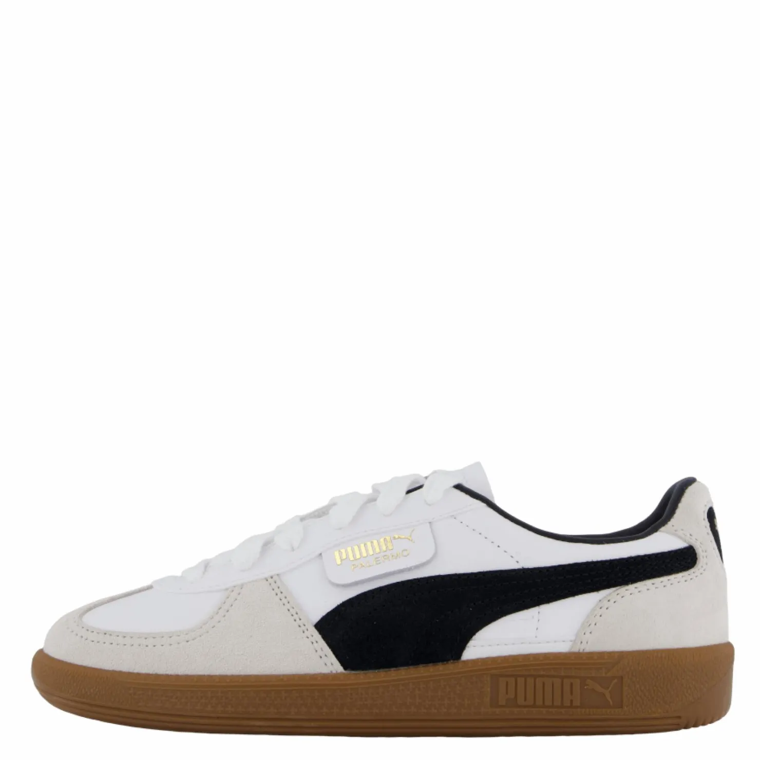 Puma Palermo White-vapor Gray-gum Vit Outlet