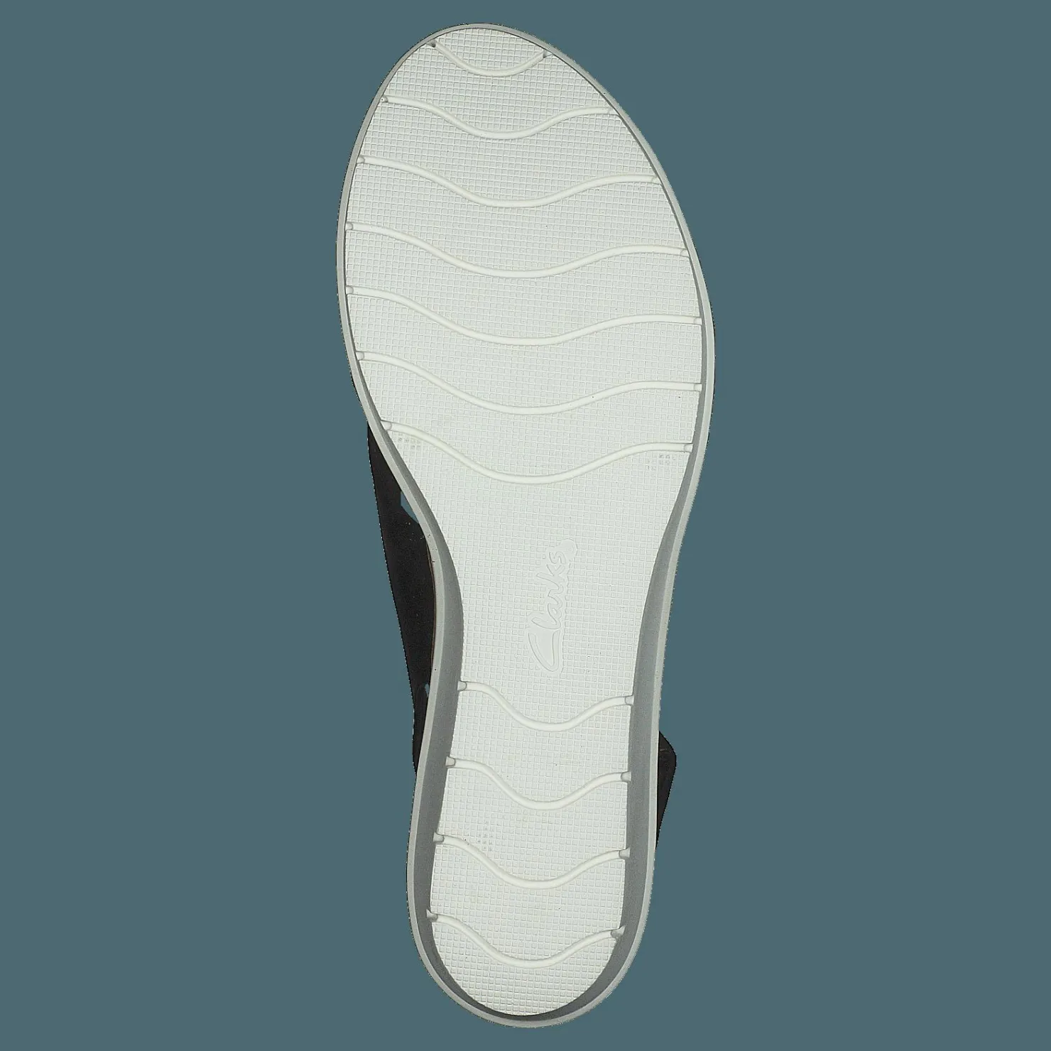 Clarks Palm Candid Black Leather Grå Sale