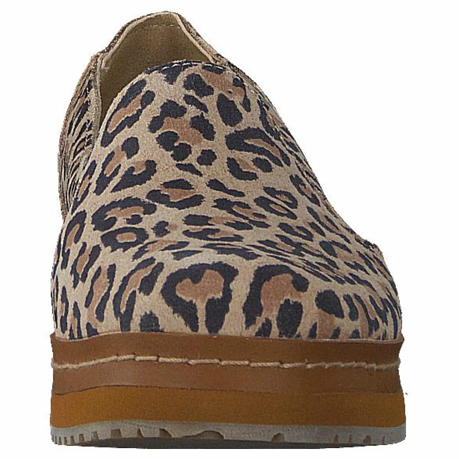 Toms Palma Leather Wrap Desert Tan Leopard Print Suede Beige, Blå och Brun Sale