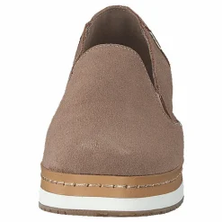 Toms Palma Leather Wrap Taupe Grey Suede Brun