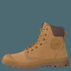Palladium Pampa Cuff Wp Lux Amber Gold Guld och Brun