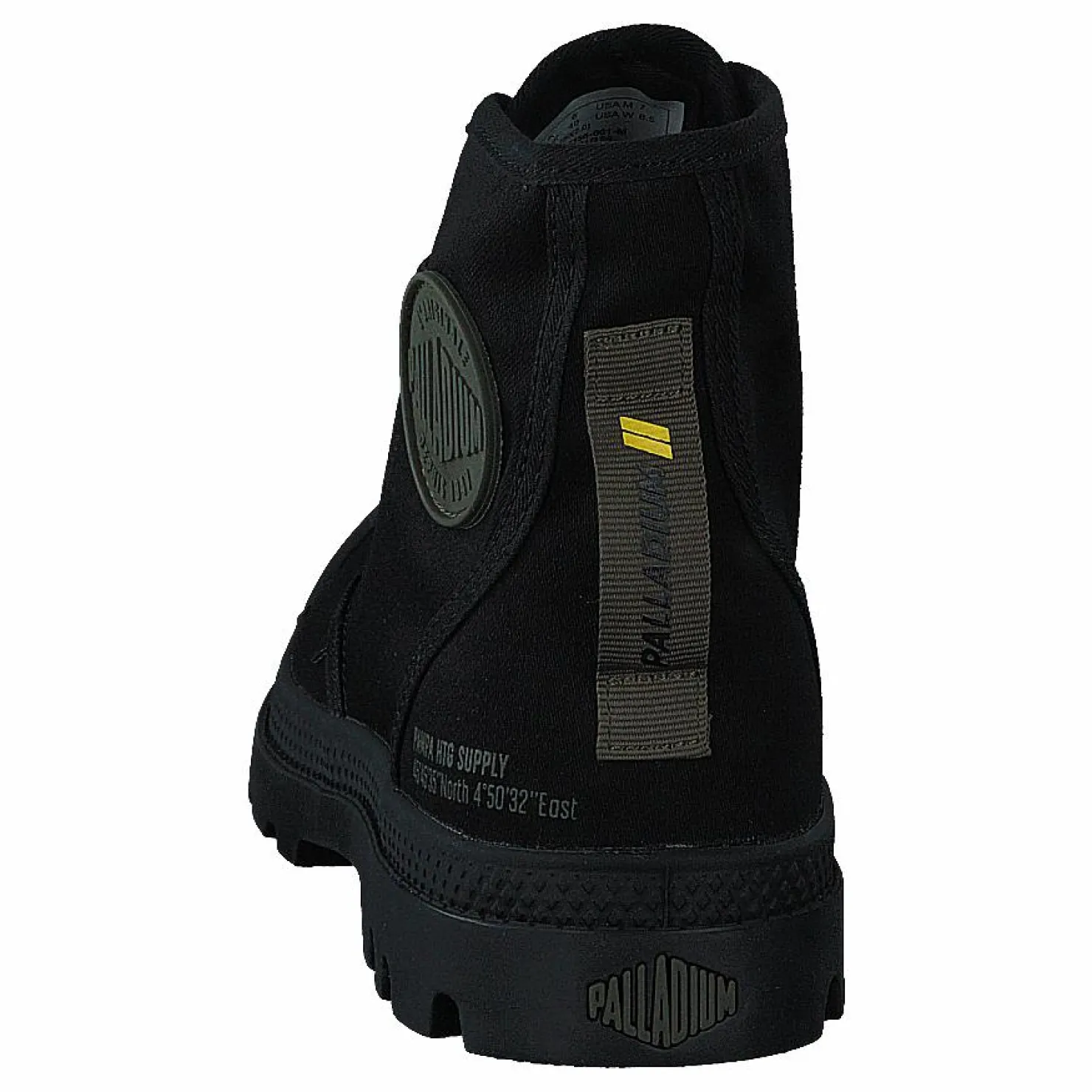 Palladium Pampa Hi Htg Supply Black/black Svart Clearance